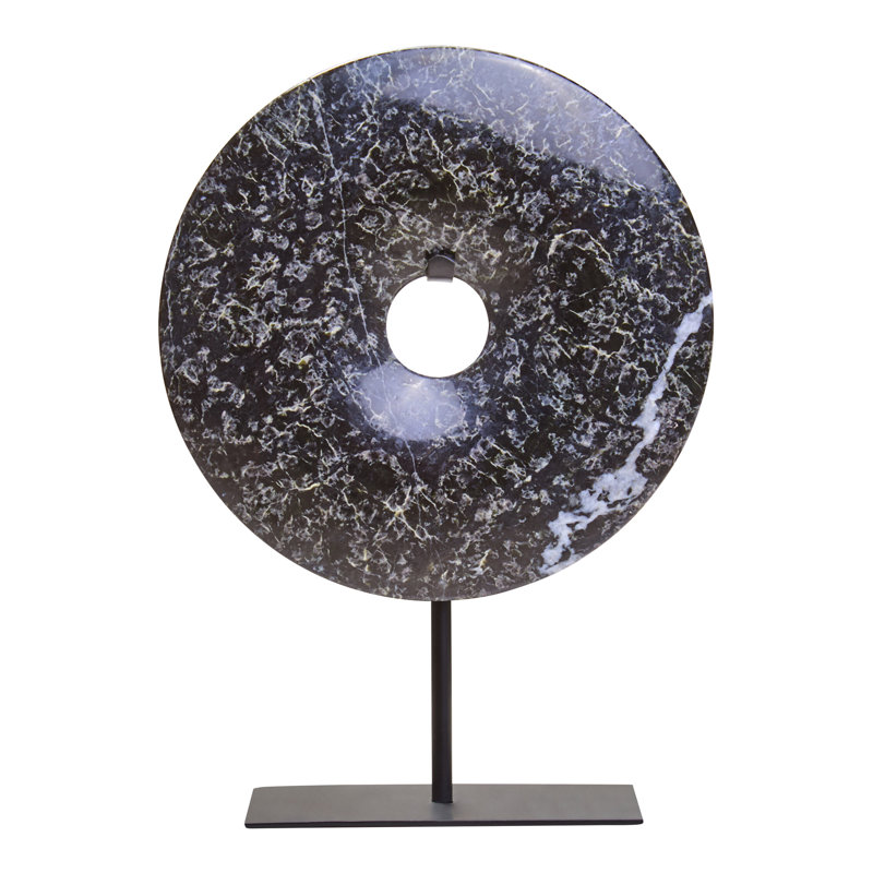 Aleksandar Abstract Figurines & Sculptures, Black, 20.96cm H x 19.56cm W x 8.89cm D