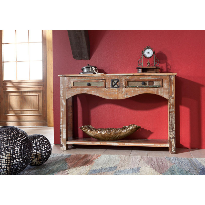 Nature Of Spirit 115cm Solid Wood Console Table