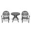 Ensemble 3 pièces de mobilier de patio en aluminium coulé avec coussins Classic Classic