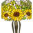 25" High Wild Sunflower Table Lamp