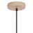 Ellisburg 18.5''W 1-Light Metal and Cane Transitional Pendant