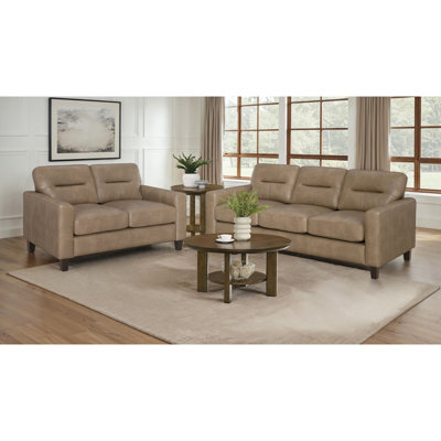 Ensemble de canapé brun 2 pièces Remington