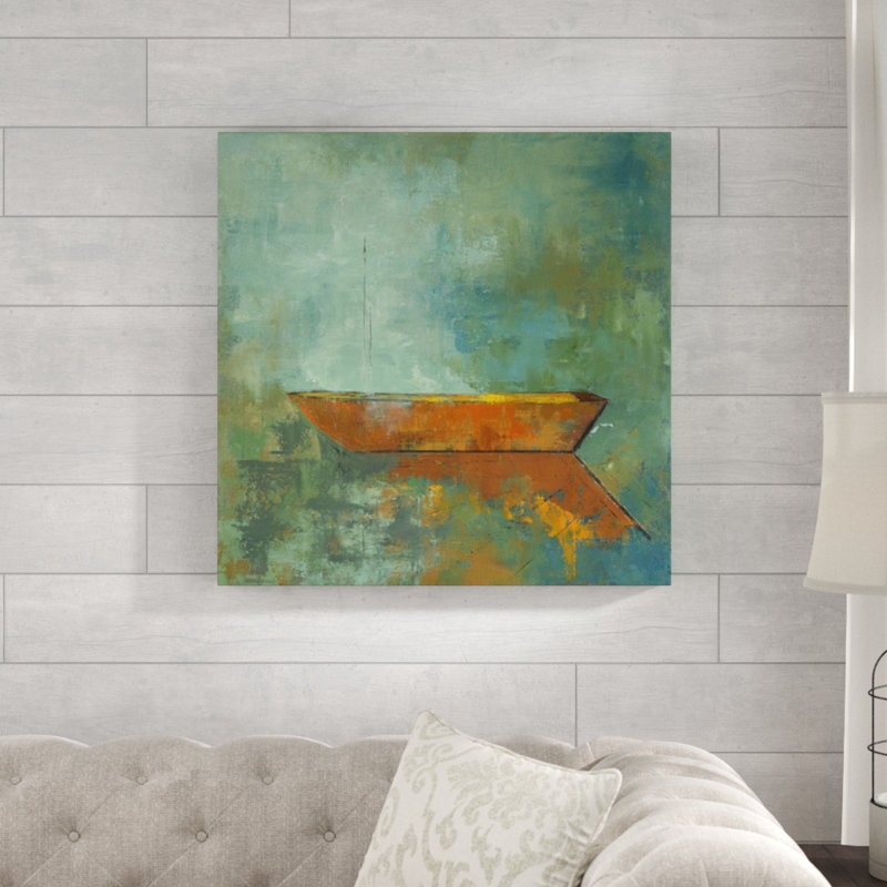 «Endless Stream» par Michele Dangelo - impression, Gel coupé au couteau, H 30 po x l 30 po x 1,5 po
