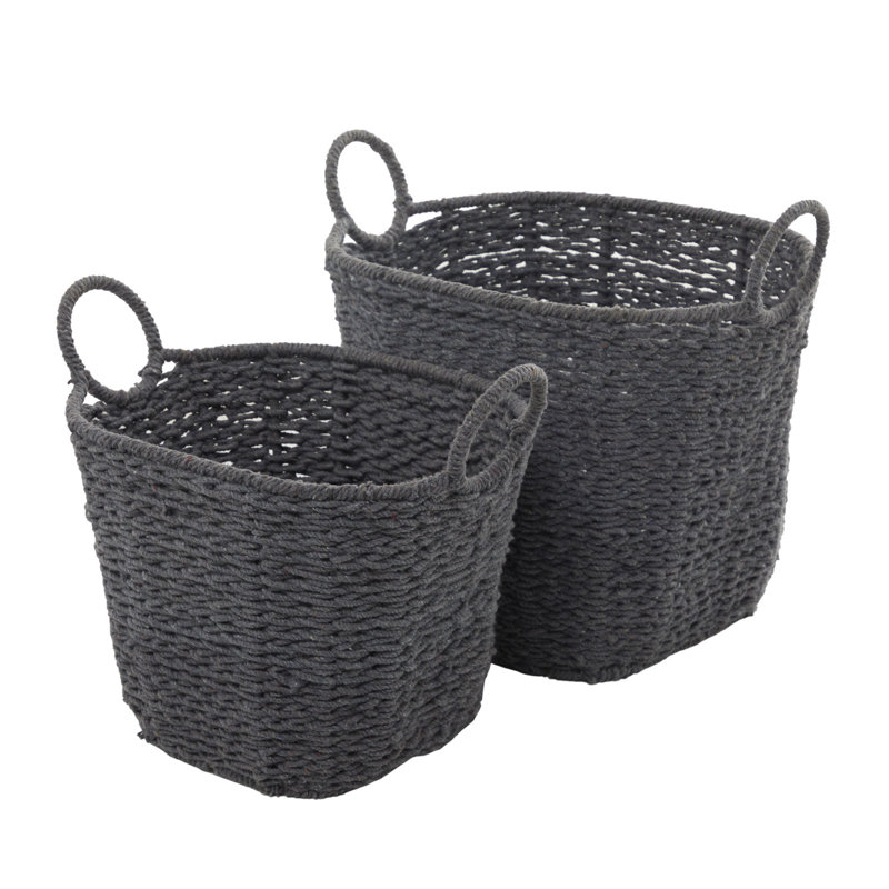 Ensemble de paniers en tissu