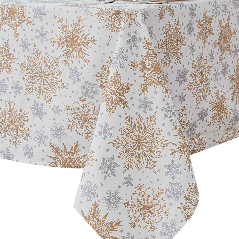 The Holiday Aisle® Katavia 60" x 102" Tablecloth, 60" W x 102" L