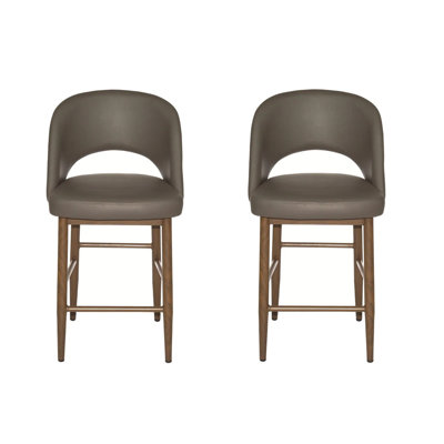 Paul Leather Counter Stool