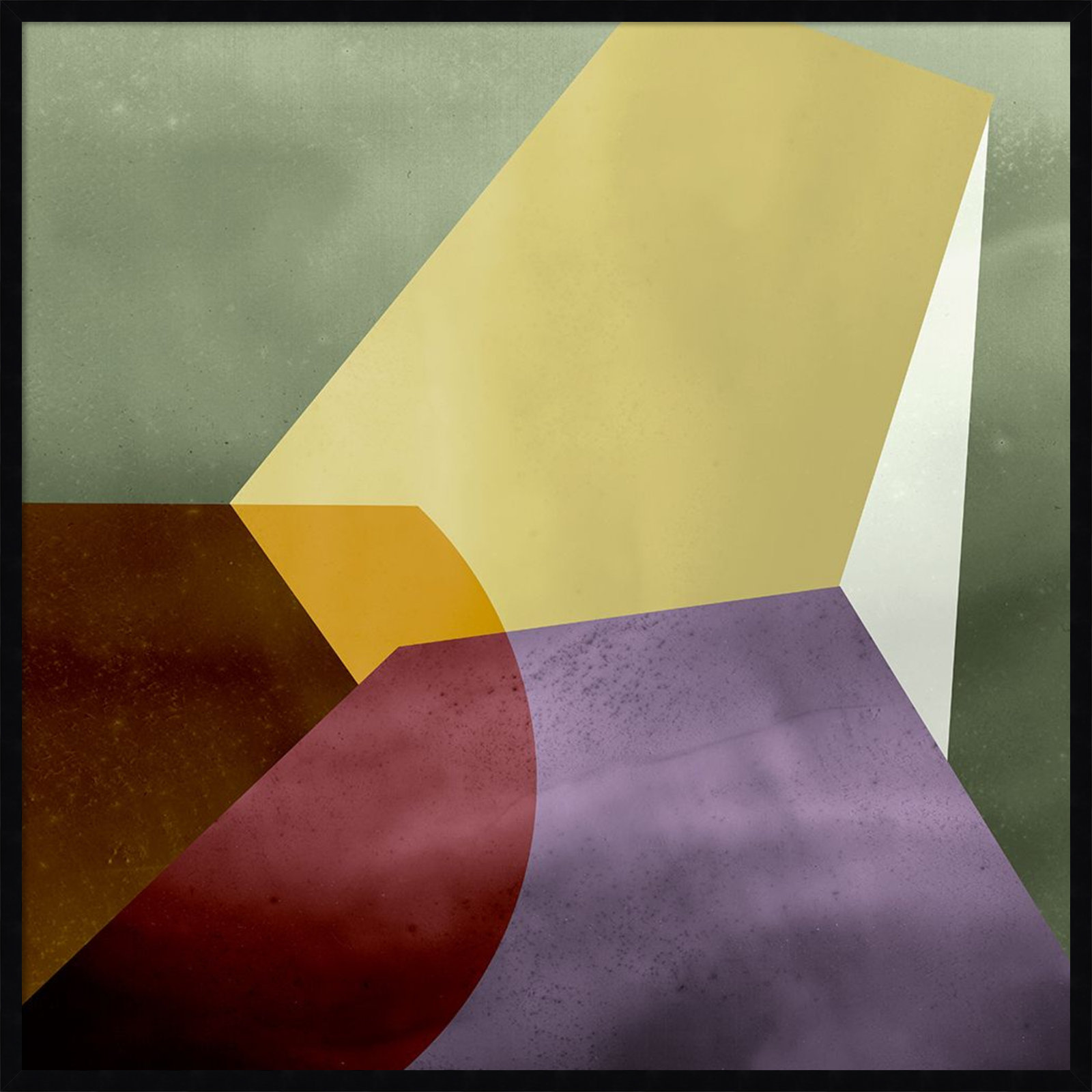 Flagler "Essentially Minimal VI" Print, 41" H x 41" W, Black