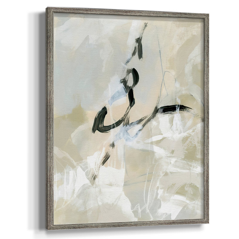 Scribble Veil I, reproduction encadrée - bois massif, H 21 po x l 17 po
