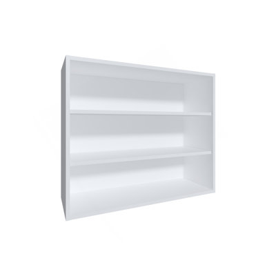 Wally 36" Wide X 30"H 3-Tier Open Wall Cabinet, Wall Shelf, Storage Cabinet, Cube Shelf Bedroom, Office, Living Room, Garage White