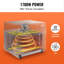 Four grille-pain 12 en 1 avec friteuse à air chaud, four à convection de 25 L, four grille-pain de comptoir en acier inoxydable de 1700 W avec gril, 12 tranches de pain grillé, plaque à pizza de 30 cm, gants inclus, usage domestique et professionnel
