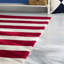 Tapis rouge à rayures Newport News-16773746