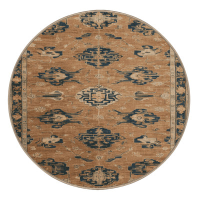 Machine Washable Art Deco Brown Area Rug