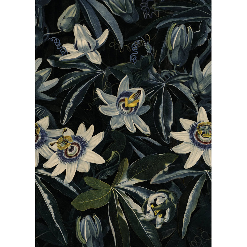 Superfresco Easy Midnight Flora Navy Print To Order Mural