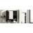 Wall Mounted Bathroom Mirror Cabinet - 29.39'' X 7.28'' 28.74'', Adjustable Shelf, Hd Glass, , Modern Black Medicine With Towel Bar 29'' 28'', Mounted, ,-351785717