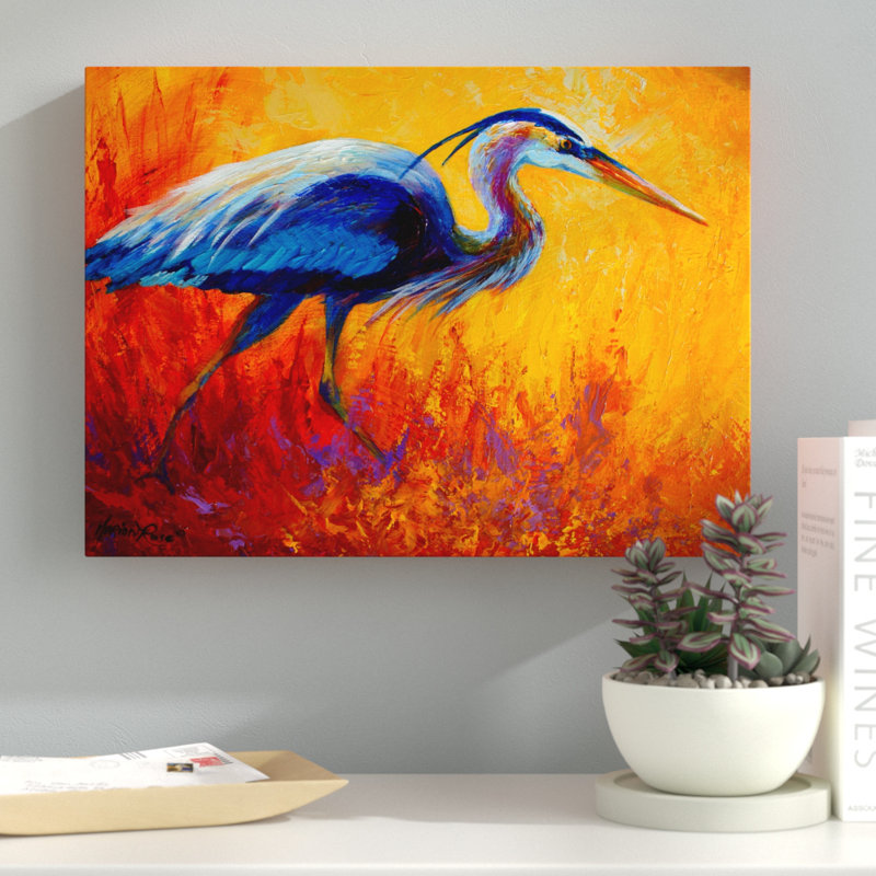 «Daddy Long Legs III» par Marion Rose, reproduction sur toile, H 24 po x l 32 po x P 2 po