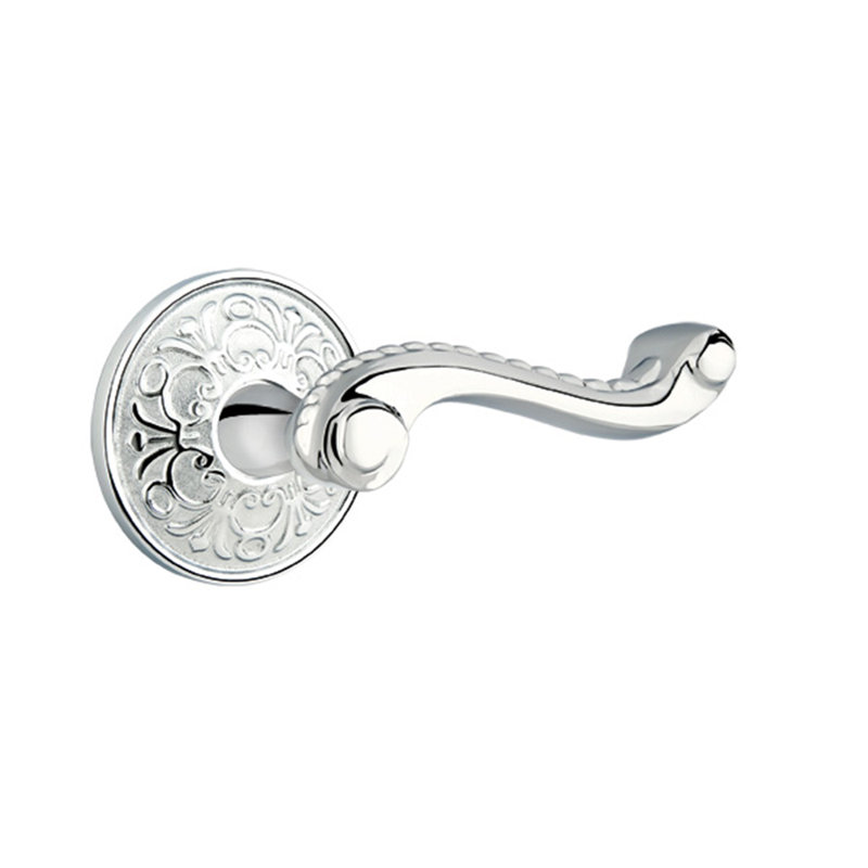 Privacy (Bed & Bath) Door Lever, Right, Bright Brass