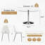 40' Round Glass Top Dining Table Set-1863409217-1863409231