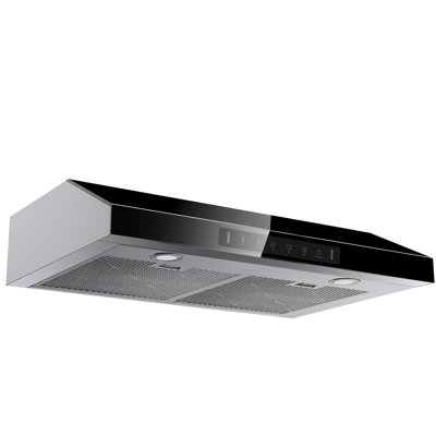 VIKIO 30" 900 CFM Ducted Under Cabinet Range Hood in with Removable GU10 LED and Gesture Control