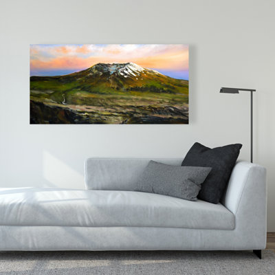 Mountainous View Canvas - Landscapes for Living Room Decor