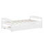 Lit plateforme simple avec lit gigogne Epine-396197211