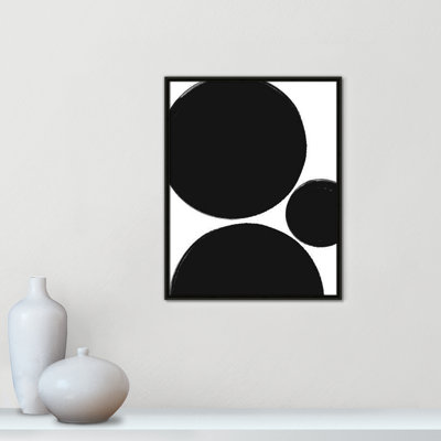 «Line Dessin Collection Bowring Dots» encadré sur toile par Leah Straatsma