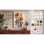Carnation Bloom Study Botanical - Wrapped Canvas-805218999-805219000