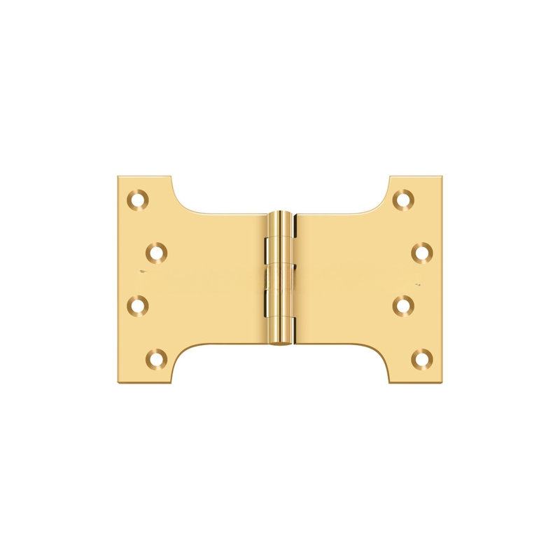 102'' x 102'' Butt Bearing Hinge, PVD Polished Brass