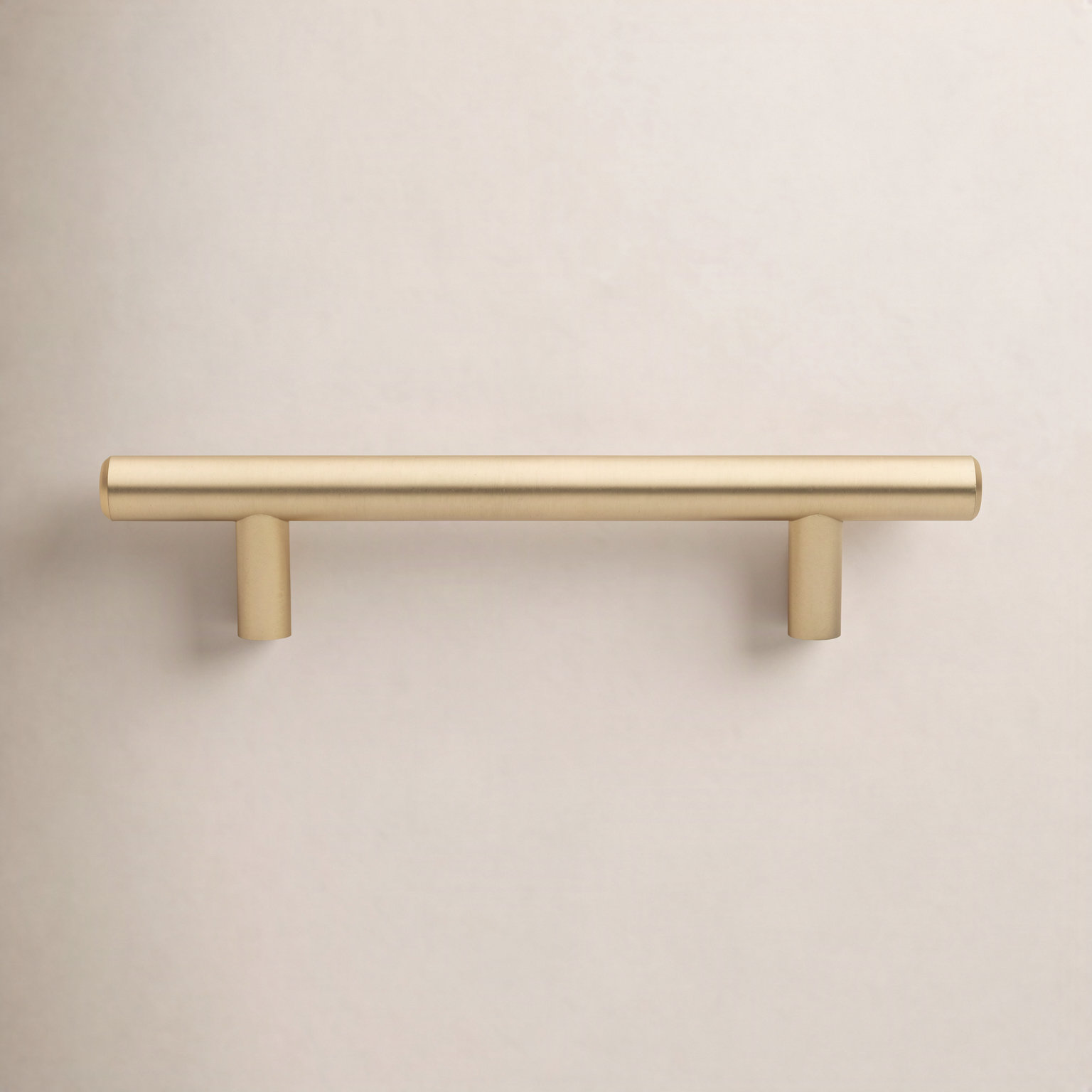 Roman Bar Cabinet Pull, 3 3/4", Satin Gold