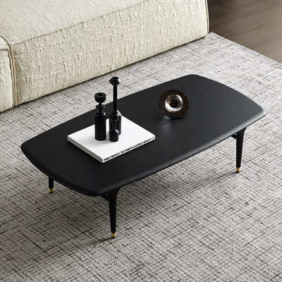 Minimalist light luxury solid wood coffee table