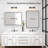 Metal Framed Rectangular Rectangular Bathrrom Mirror for Wall.-511823015-511823013