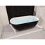 66.92" x 29.52" Freestanding Soaking Plastic / Acrylic Bathtub-105839370