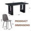 Ensemble de table et de chaises.-2059597840