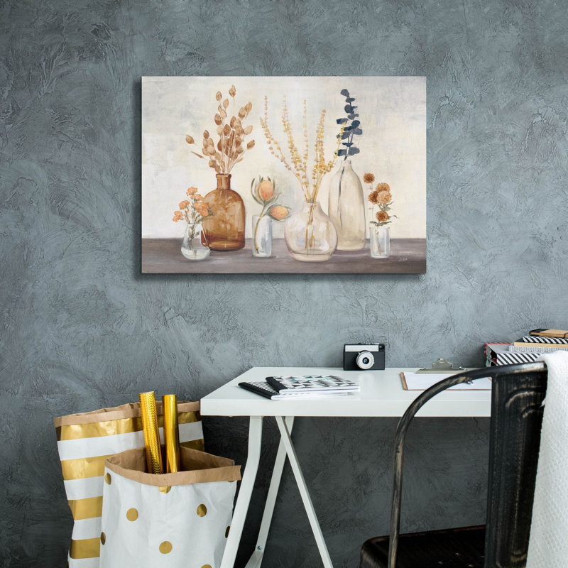 «Autumn Greenhouse 1 Amber» par Julia Purinton, art mural sur toile, 16 po x 12 po, H 18 po x l 26 po x P 0,75 po
