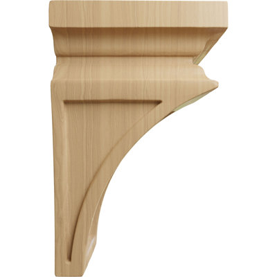 Support en bois / corbeau H 6 po x l 3,5 po x P 3,75 po