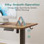 Adjustable Metal Base Computer Desk