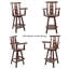 Tabouret de bar rustique - Fabrication en bois de sapin