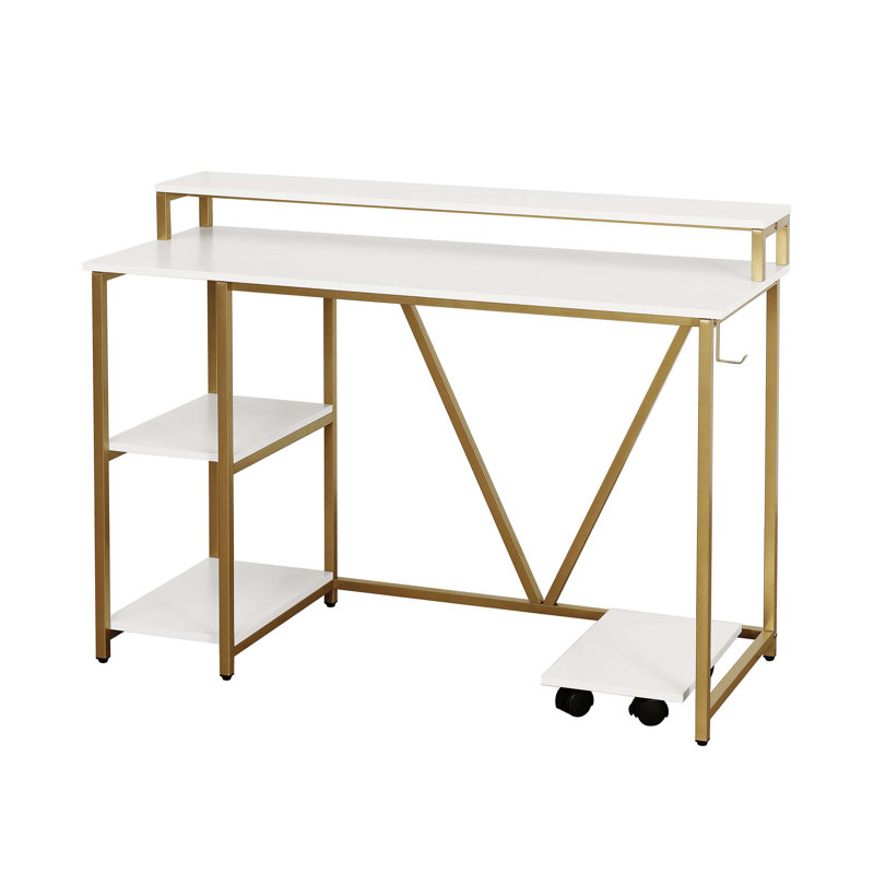 Bureau d'écriture industriel, Blanc