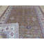 Tapis brun en laine noué à la main de conception unique 8 pi 4 po x 10 pi 3 po Fonville