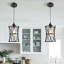 Luminaire suspendu noir Jaci
