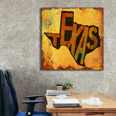 «Texas» par Art Licensing Studio, art mural sur toile