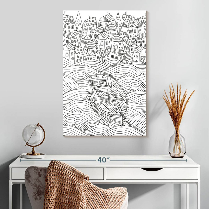 Boat Harbor Doodle, 30" H x 20" W