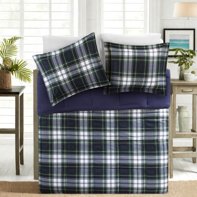 All Season 3m Scotchgard Microfiber Bedding Set, Navy Comforter