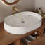 Meuble-lavabo mural 39,4 po avec céramique ovale