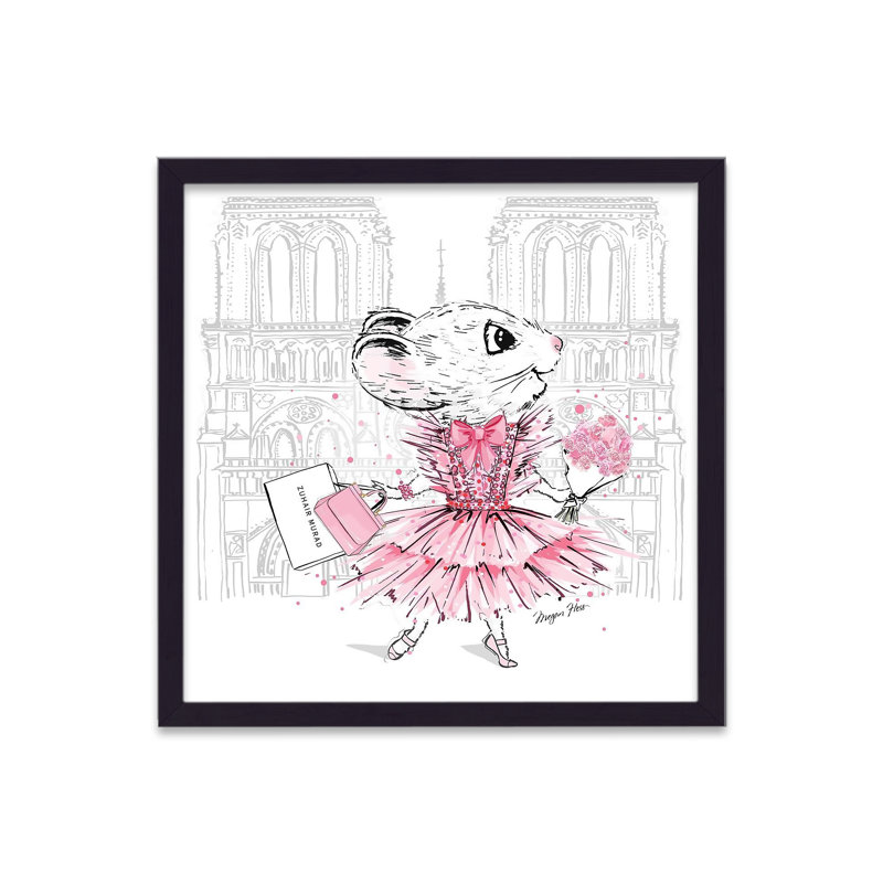 The Chicest Mouse In Paris Zuhair Murad - Single Picture Frame Print