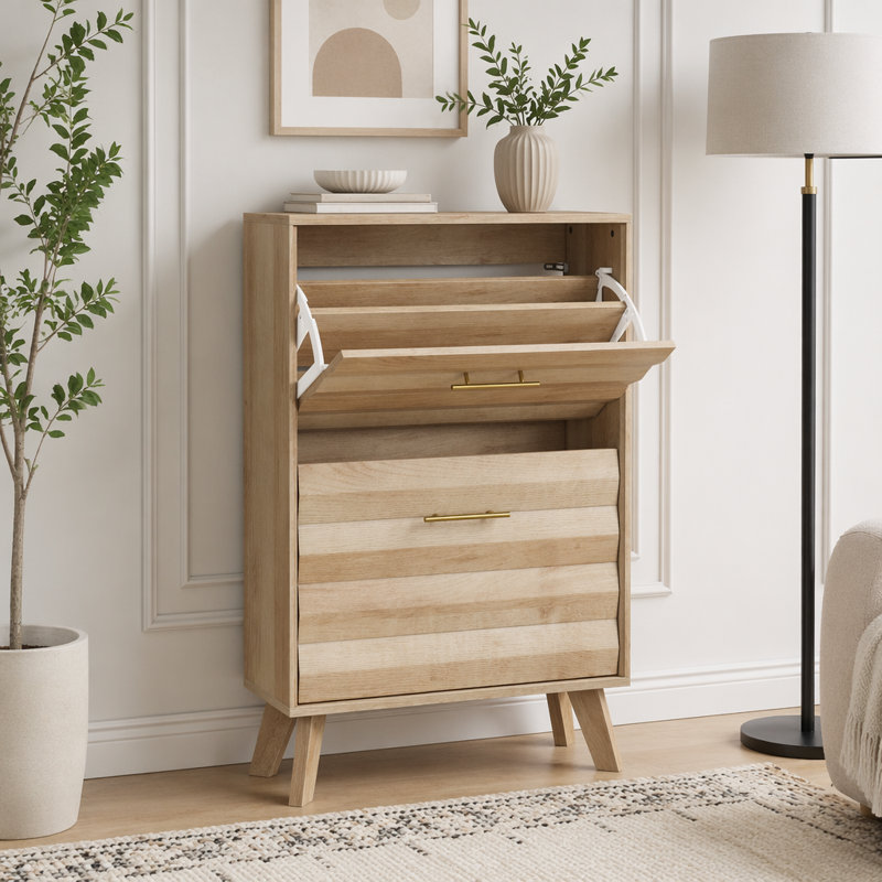 Armoire à chaussures 23,6 po, Oak