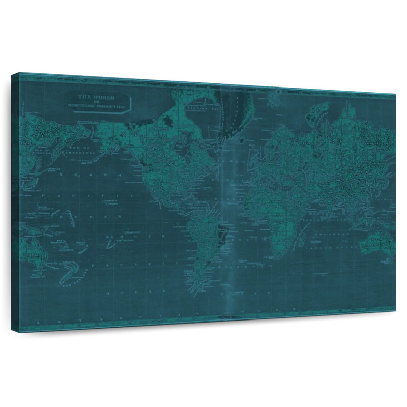 Aliaz sur la carte, H 16 po x l 24 po