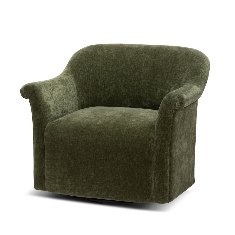 Bella Swivel Chair, Putty, Moss