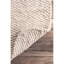 Tapis touffeté à la main en jute / sisal blanc cassé Whalan-1368562618