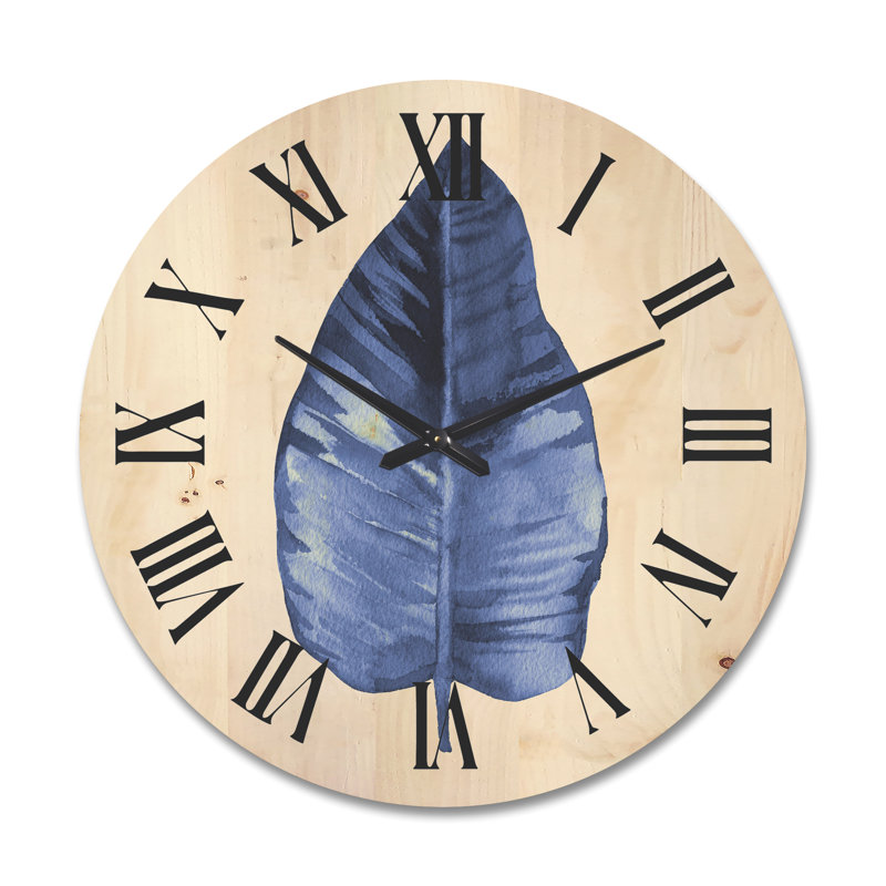 Horloge murale feuille, Moyen