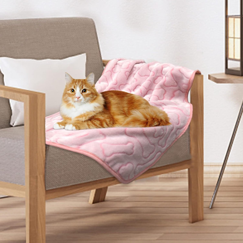 Animal Print Fleece / Microfiber Pet Blanket